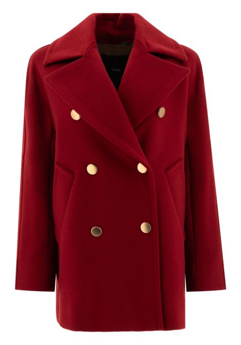 Cappotto doppiopetto Berta in cashmere in rosso MaxMara Atelier - donna MAXMARA ATELIER | 2421086015600004